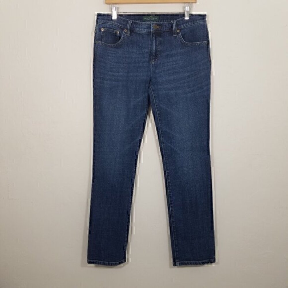 Lauren Ralph Lauren Jeans Blue Stretch Size 12